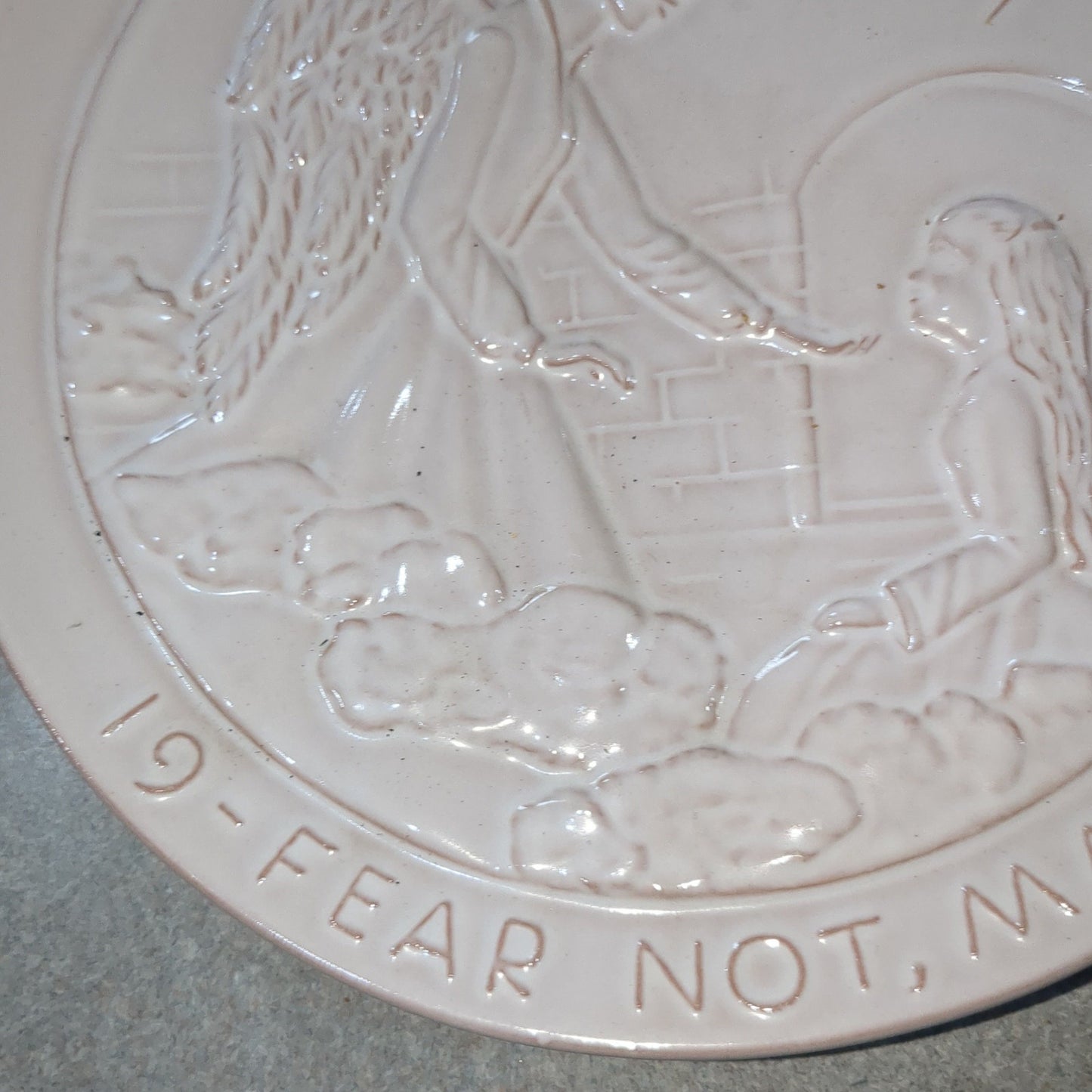 vintage francoma plate 1995 fear not Mary