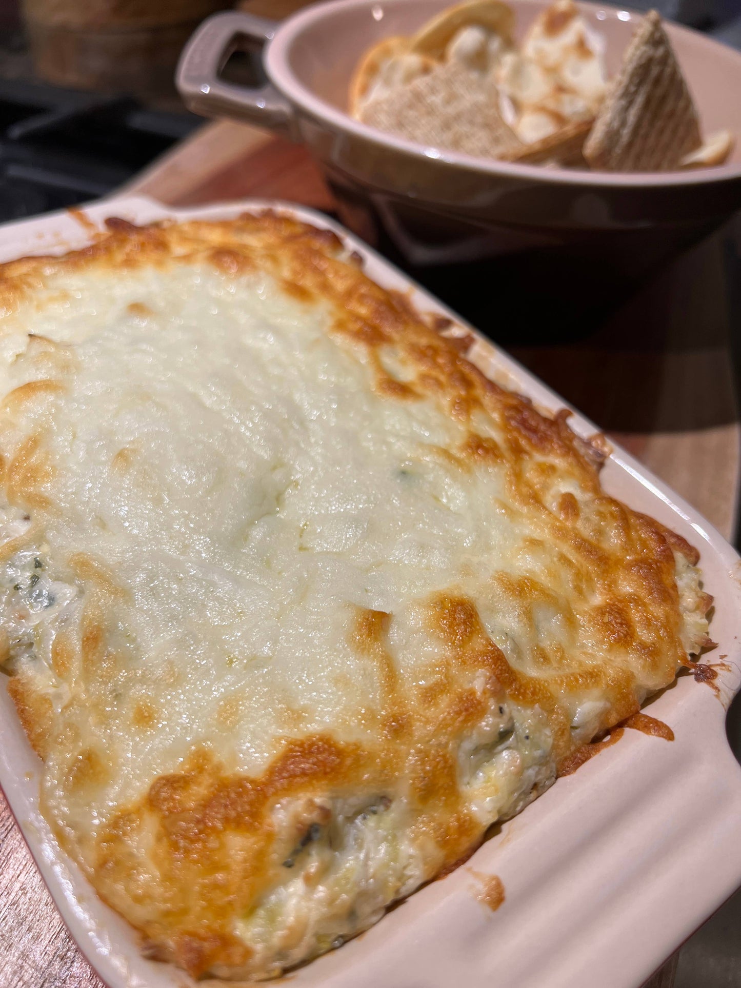Spinach & Artichoke Baked Dip dsa