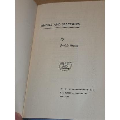 Vintage Hardcover Angels and Spaceships by Fredric Brown 1954