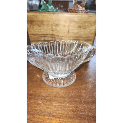Mikasa Royal Suite Dressing Sauce Boat QQ228/239 6" Clear NEW in box Japan mi87