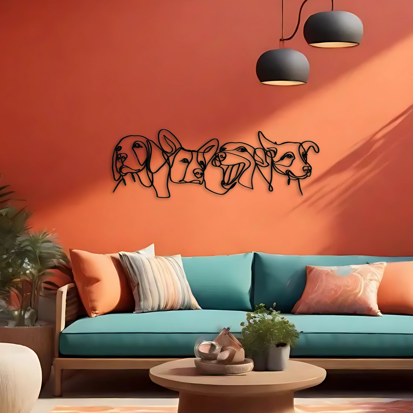 Dog Pack - Metal Sign Art