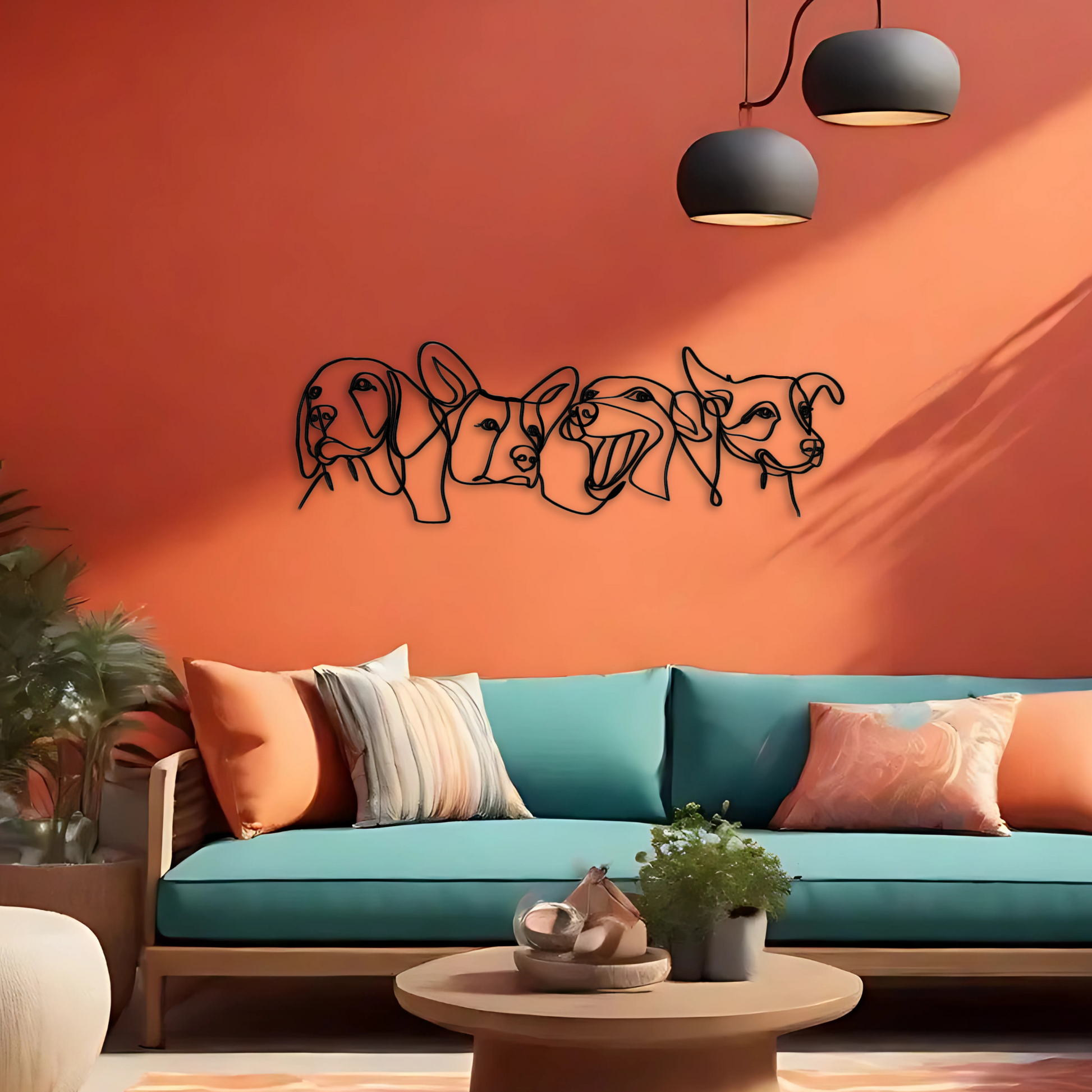 Dog Pack - Metal Sign Art