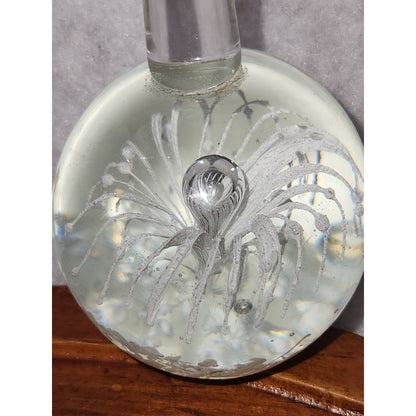 Copied - Vintage paperweight ring holder glass pw1