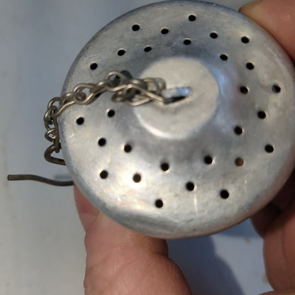 Vintage Aluminum Tea Infuser or Herb Infuser alu109