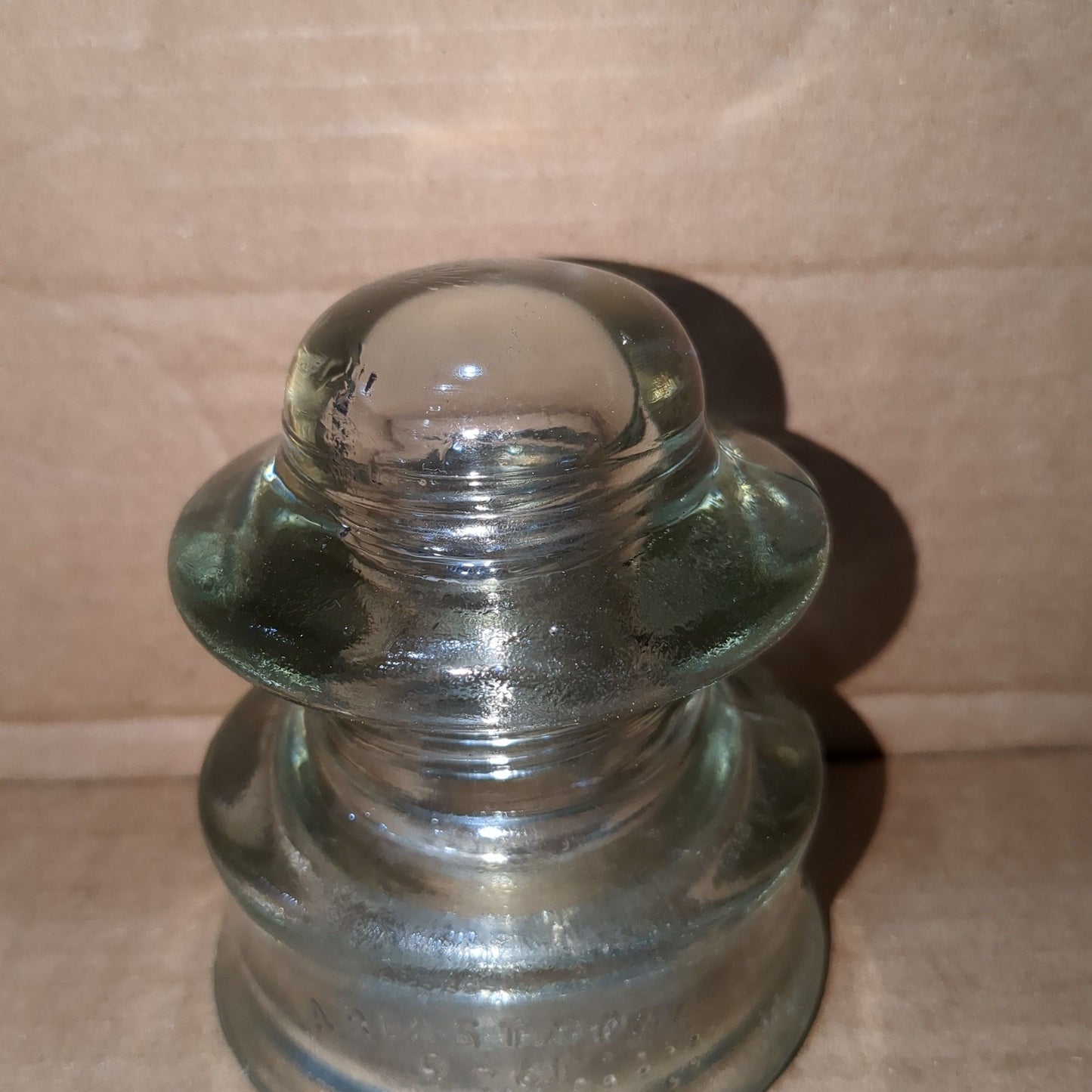 a-51 Vintage Armstrong Telephone Pole Glass Insulator, 51 - Cl/ 11 - 61.
