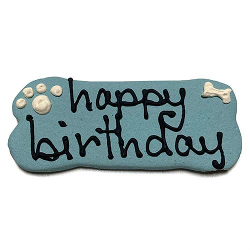 Birthday Dog Bones: Blue Br7