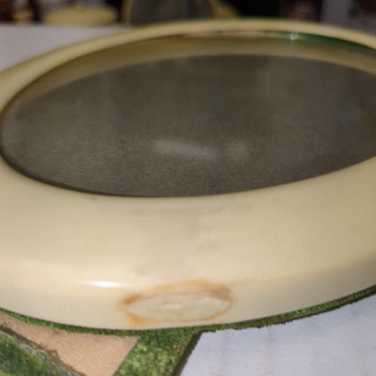 Vintage Pyralin Plastic Celluloid Oval Picture Photo Frame AS IS vl5