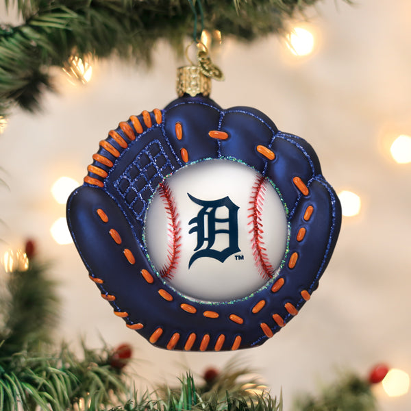 Tigers Baseball Mitt Ornament NOT AVAILABLE AT MINDEN STORE