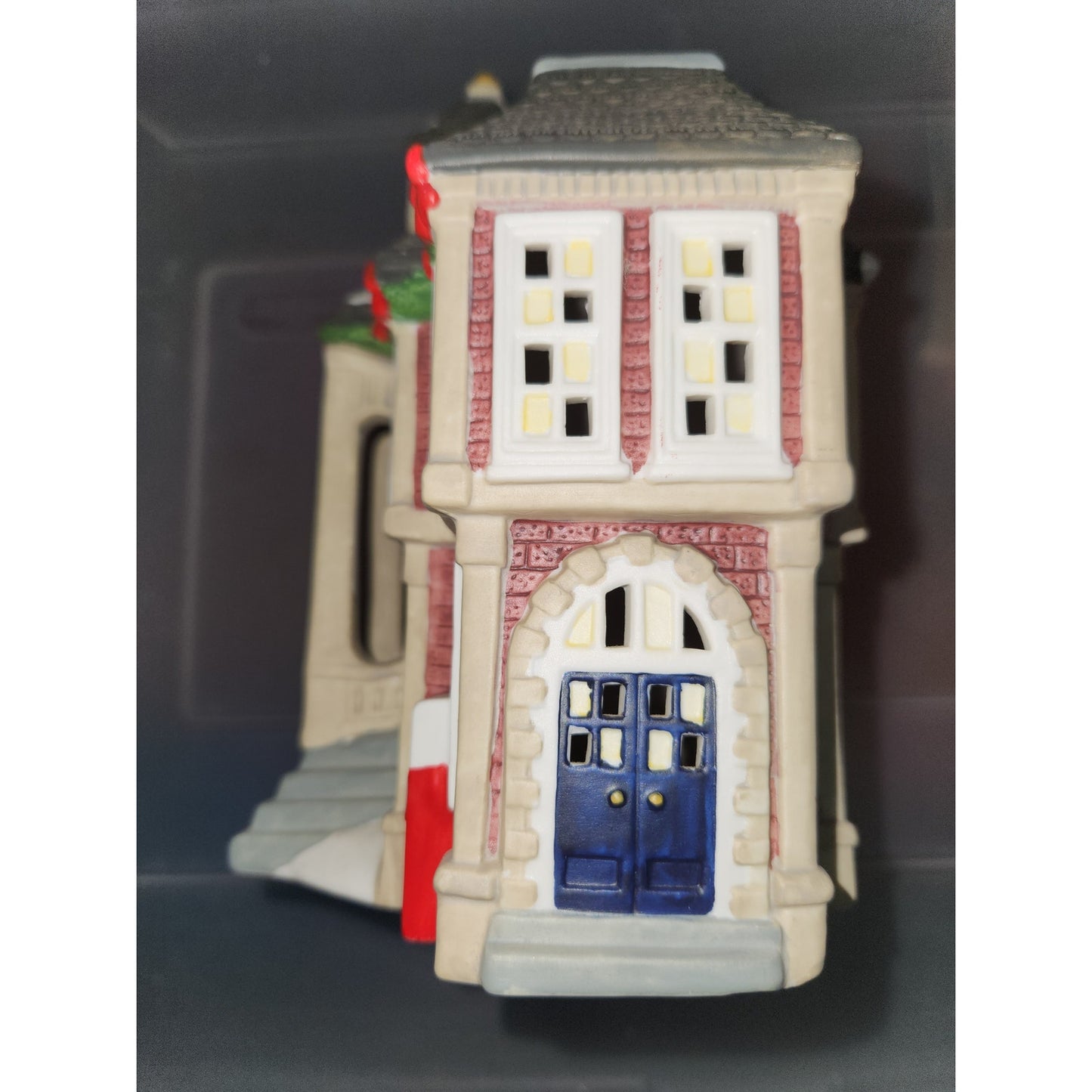Coca-Cola Coke Town Square Collection Central High AS IS damaged roof cc41