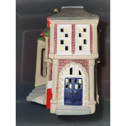 Coca-Cola Coke Town Square Collection Central High AS IS damaged roof cc41