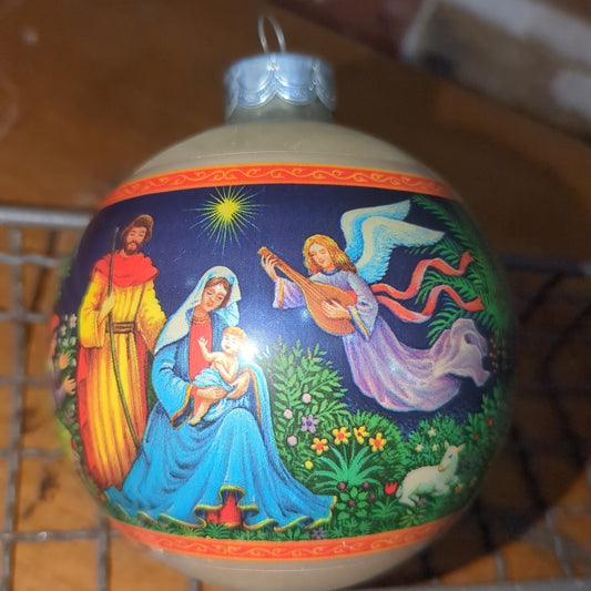 Vintage Hallmark Glass Ornament Joy of Heaven