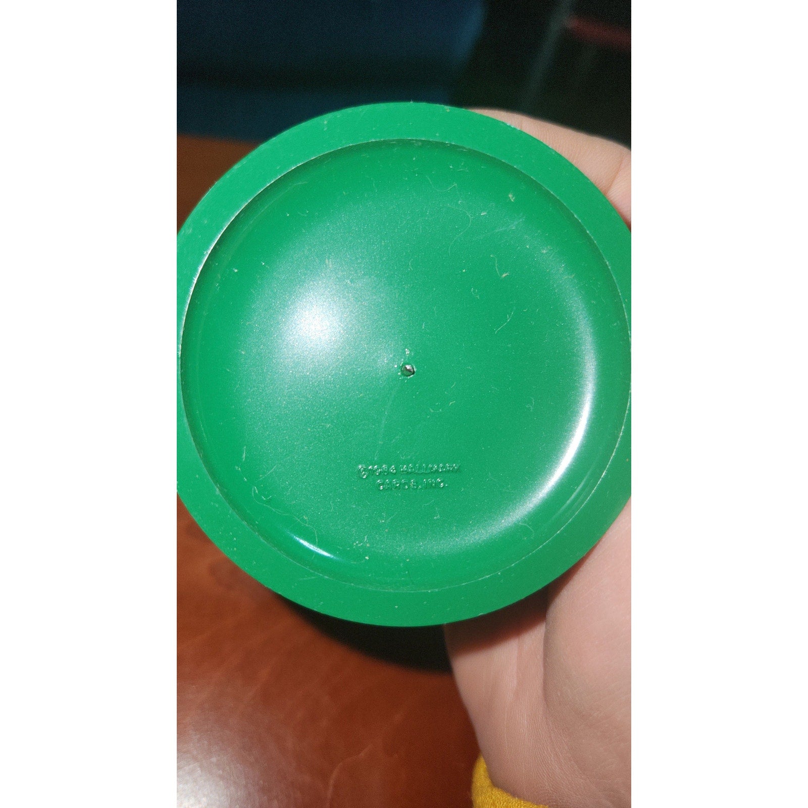 Vintage Hallmark Ornament Display Stand 1985 With Green Plastic Base