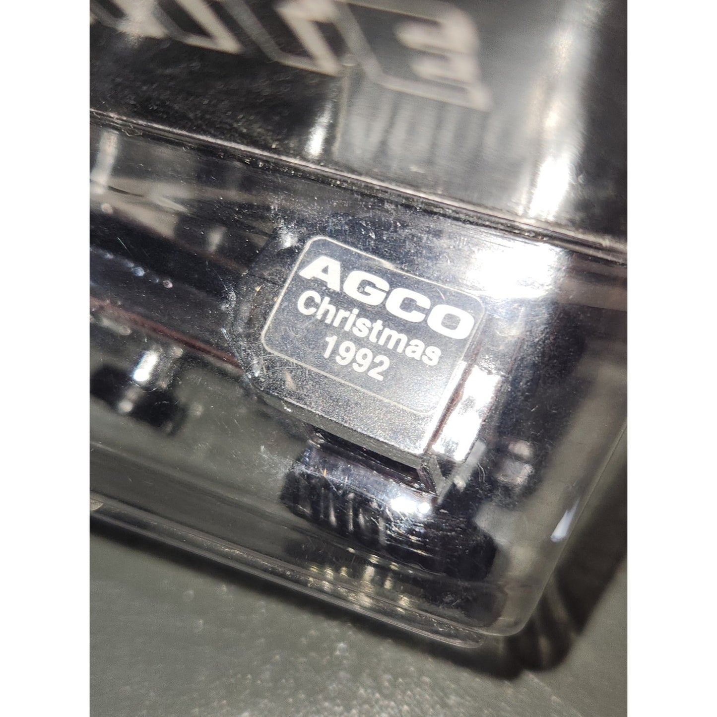 AGCO Farm Equipment 1992 160 White Farm Tractor 1/64 Christmas Ornament co41