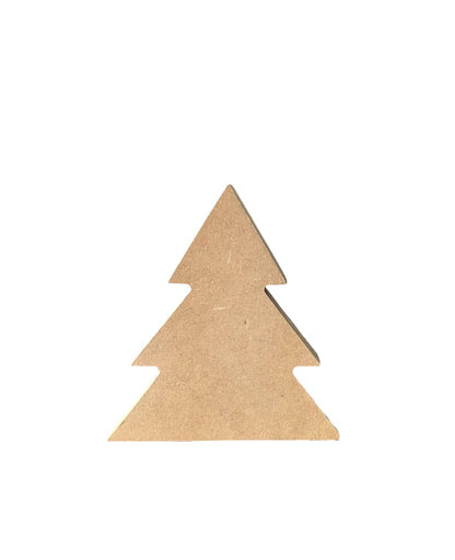 Unfinished MDF Primitive Rustic Wood Christmas Tree Triangular Style Medium ws18