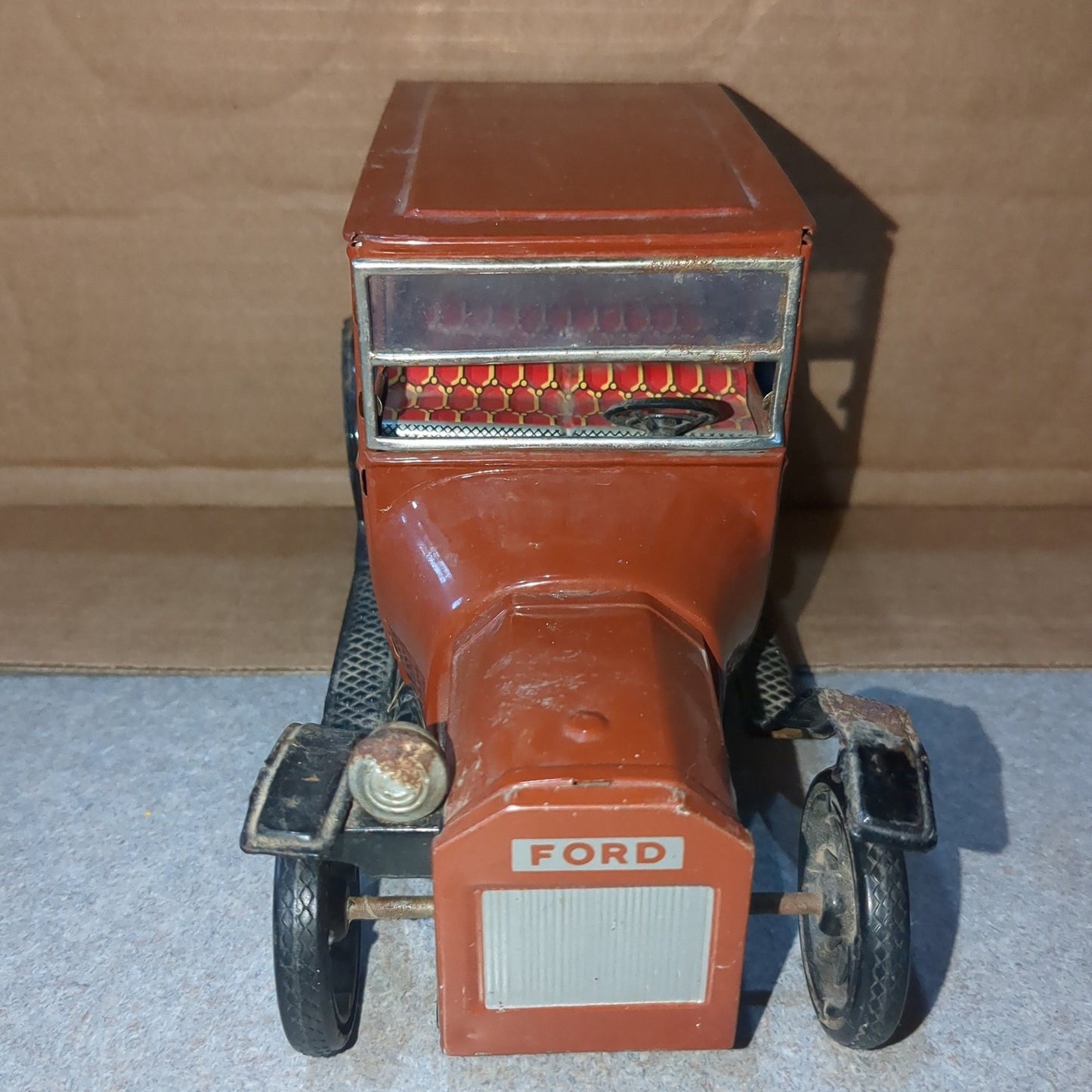 vintage Bandai 1915 Ford tin friction car