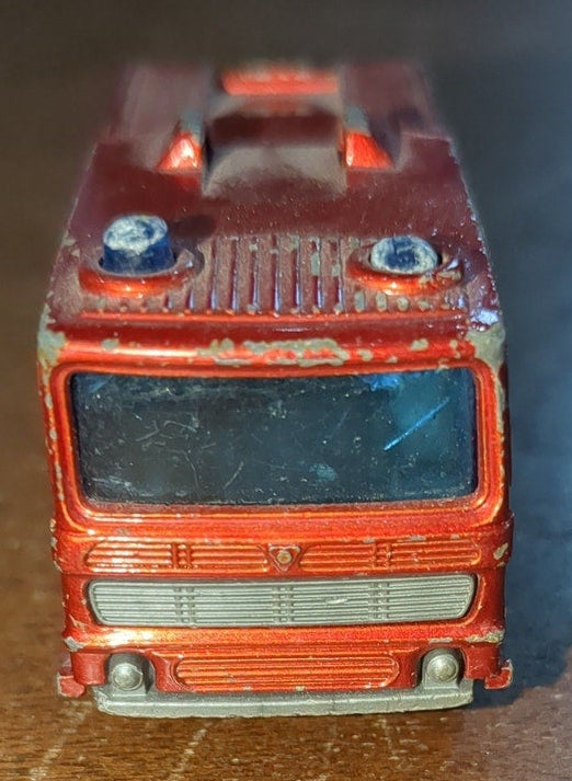 Vintage Firetruck Fire Engine Matchbox Merryweather 1969 Lesney England ft1