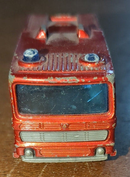 Vintage Firetruck Fire Engine Matchbox Merryweather 1969 Lesney England ft1