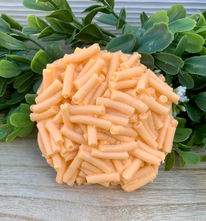 Mac & Cheese Soap |Stocking Stuffer | Holiday Gift: Lemon / Soaps bags ribbons (assembly required)