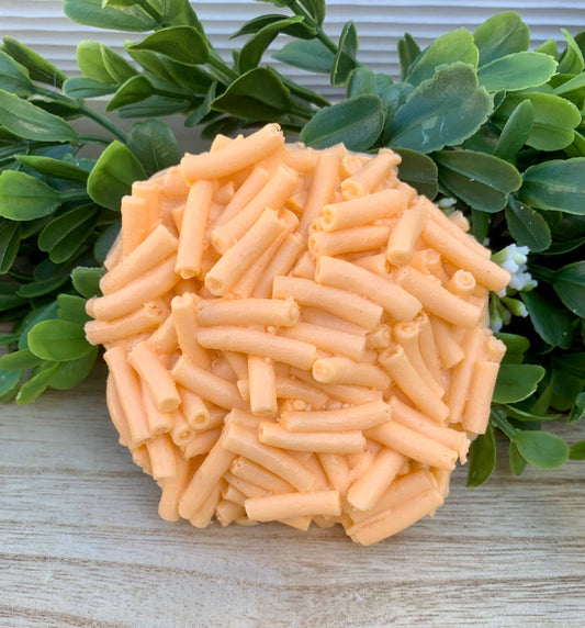 Mac & Cheese Soap |Stocking Stuffer | Holiday Gift: Lemon / Soaps bags ribbons (assembly required)