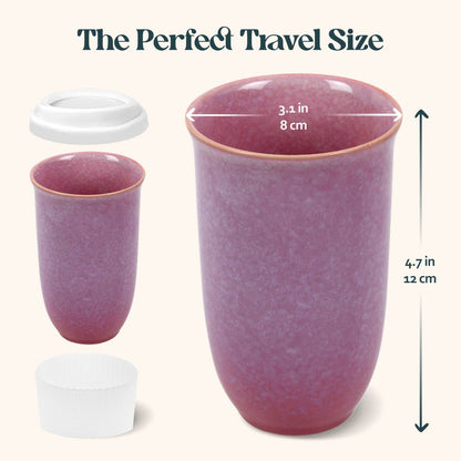 AstralBloom Ceramic Travel Mug – 12oz Travel Mugs for Coffee nc1