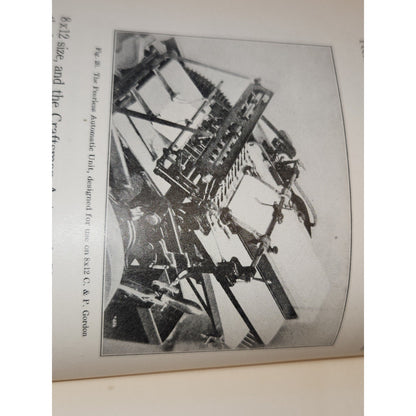 Vintage Hardcover Book Elementary Platen Presswork Ralph W. Polk 1931 Vb91