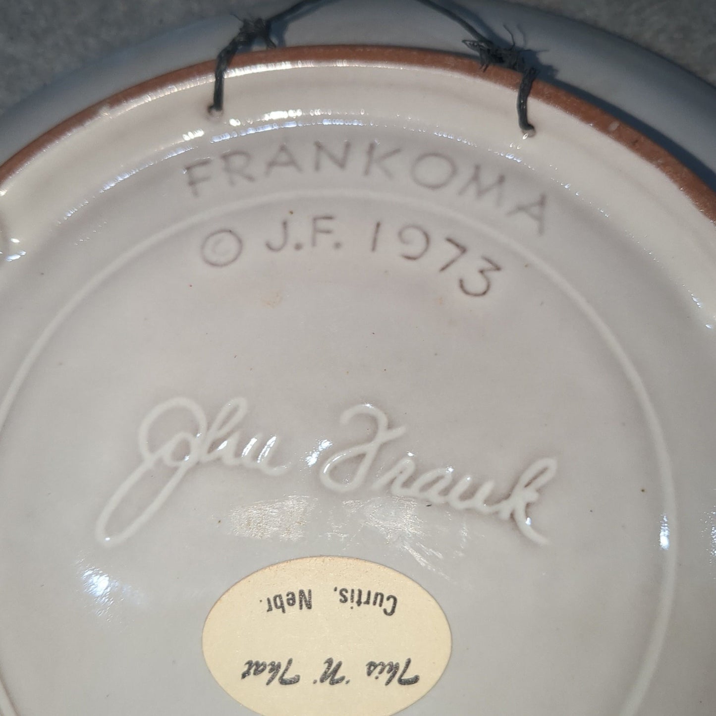 vintage Frankoma 1973 the annunciation