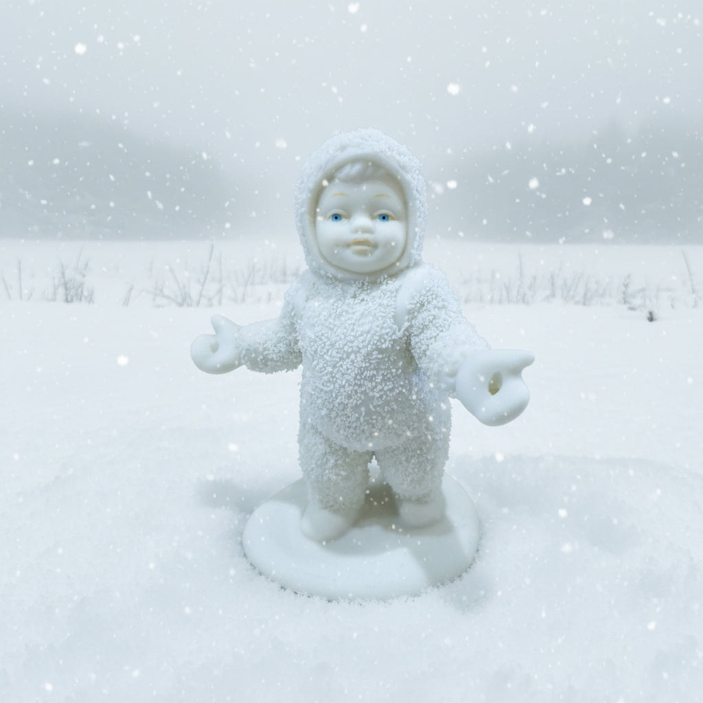 Department 56 Snowbabies "Look What I can Do" missing stars AS IS CLEARANCE sb02