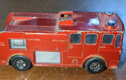 Vintage Firetruck Fire Engine Matchbox Merryweather 1969 Lesney England ft1