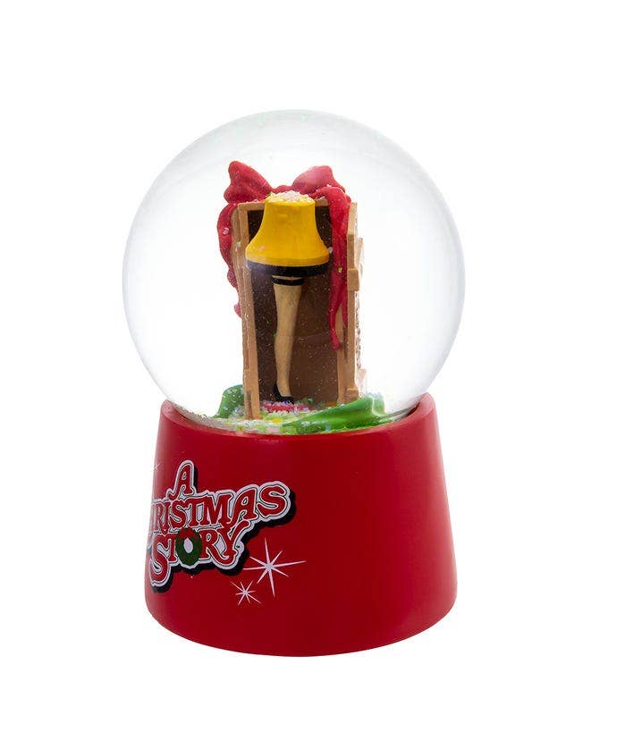 Wind-Up Musical Leg Lamo Water Snow Globe 100MM sg13