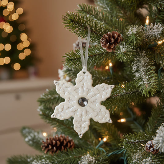 Hallmark Keepsake Ornament 2012 Porcelain Snowflake NIB ho8778
