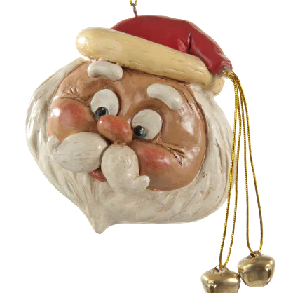 Large Santa Head Ornament | Bert Anderson Collection