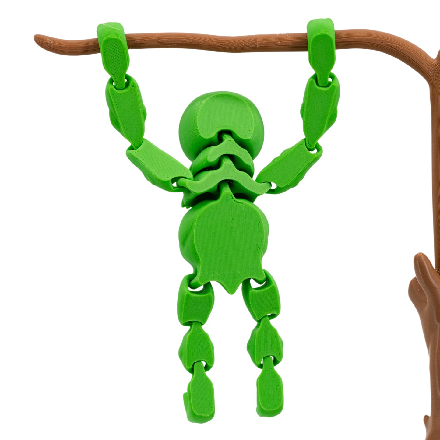 3D Printed Sloth Fidget With Tree Props | Multiple Colors | Black Sheep Products LLC