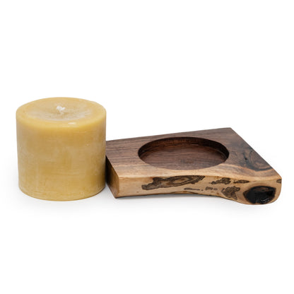 Unscented Bees Wax Candle | 20 oz | Buzz Savories, LLC