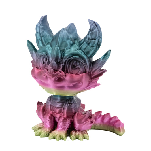 3D Printed Dragon Hatchling Fidget | Multiple Colors | Black Sheep Products LLC Berry