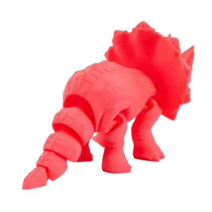 3D Printed Articulated Flexible Triceratops Dinosaur | Multiple Colors | Black Sheep Products LLC