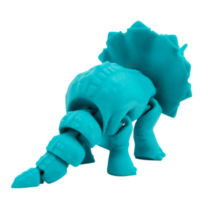 3D Printed Articulated Flexible Triceratops Dinosaur | Multiple Colors | Black Sheep Products LLC