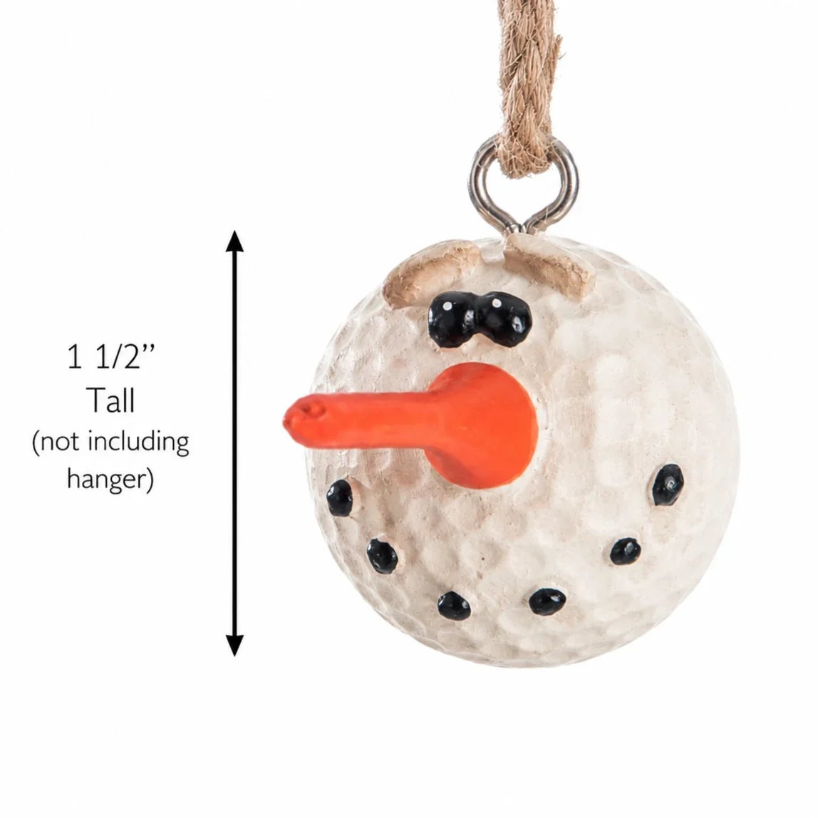 Golfball Snowman Ornament | Bert Anderson Collection
