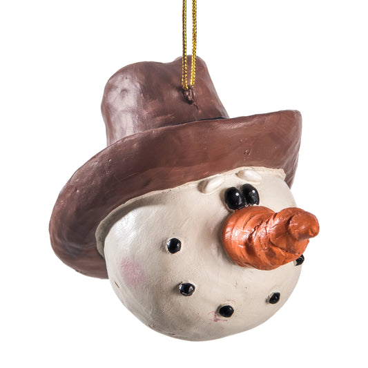 Cowboy Snowman Ornament | Bert Anderson Collection