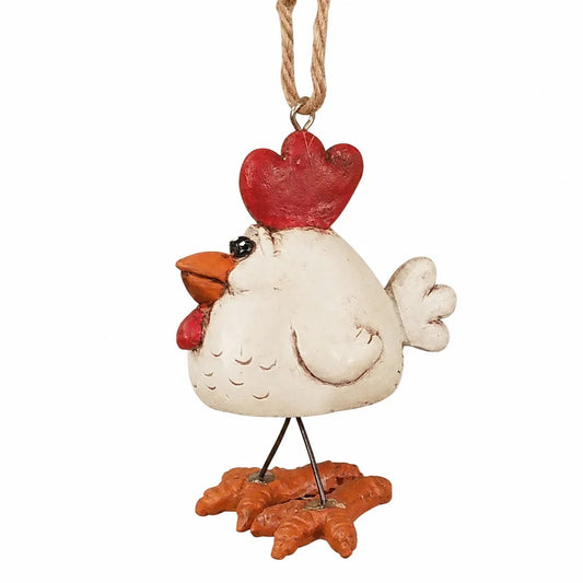 Chicken with Wire Legs Ornament | Bert Anderson Collection