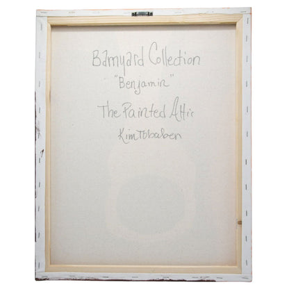 Benjamin the Cow Canvas Painting | 20" x 16" | The Painted Attic