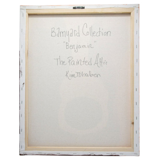 Benjamin the Cow Canvas Painting | 20" x 16" | The Painted Attic