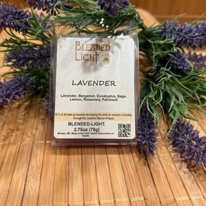 Lavender Scented Wax Melts | 2.75 oz | Blended Light