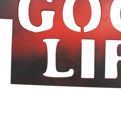 Welcome to the Good Life Plasma Cut Sign | Multiple Colors | 20" x 12.5" | Craftaholics4U