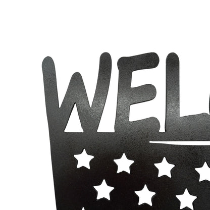 From the Heart of Nebraska Plasma Cut Welcome Sign | Multiple Colors | 16" x 16" |Craftaholics4U