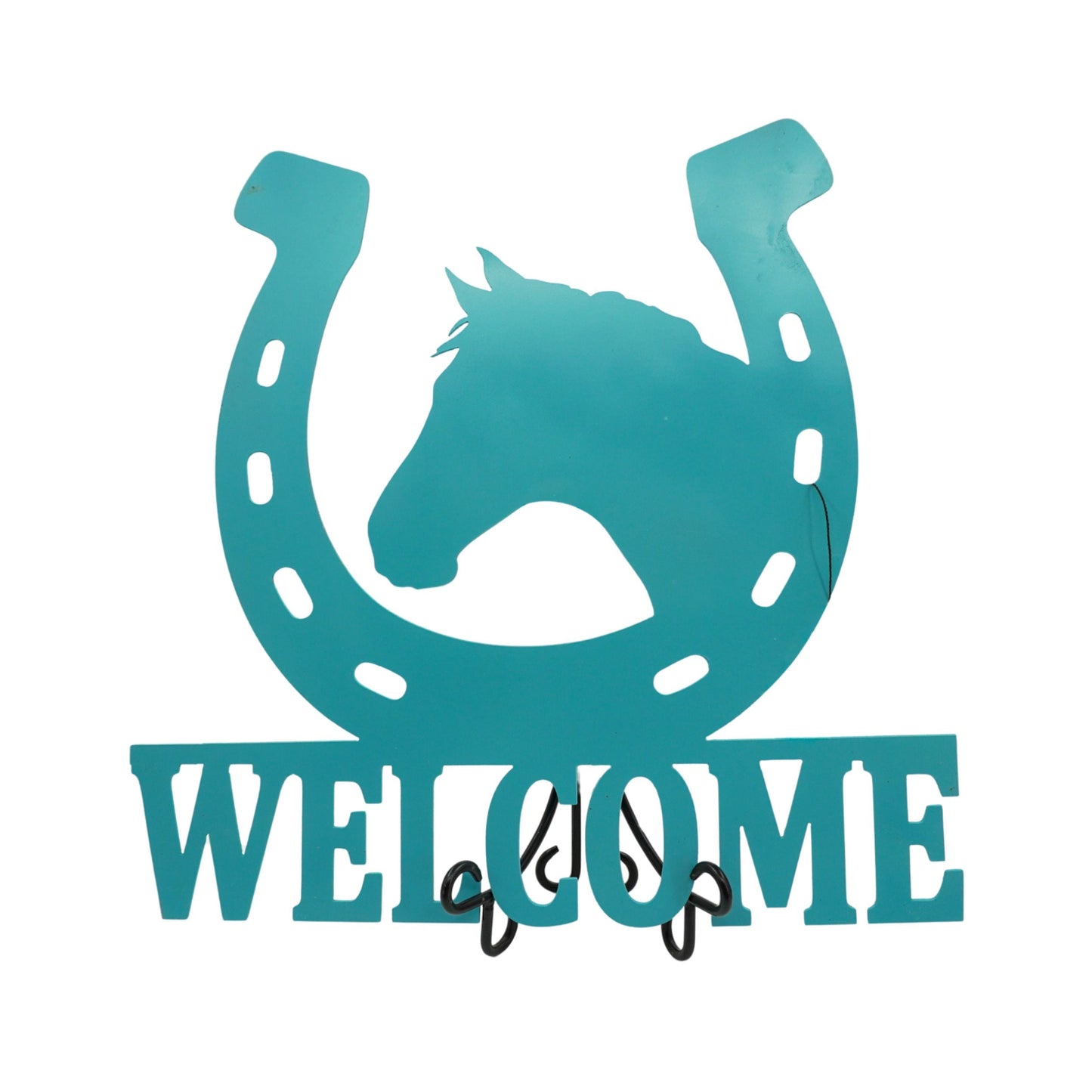 Horse Welcome Plasma Cut Sign | 17" x 16" | Craftaholics4U