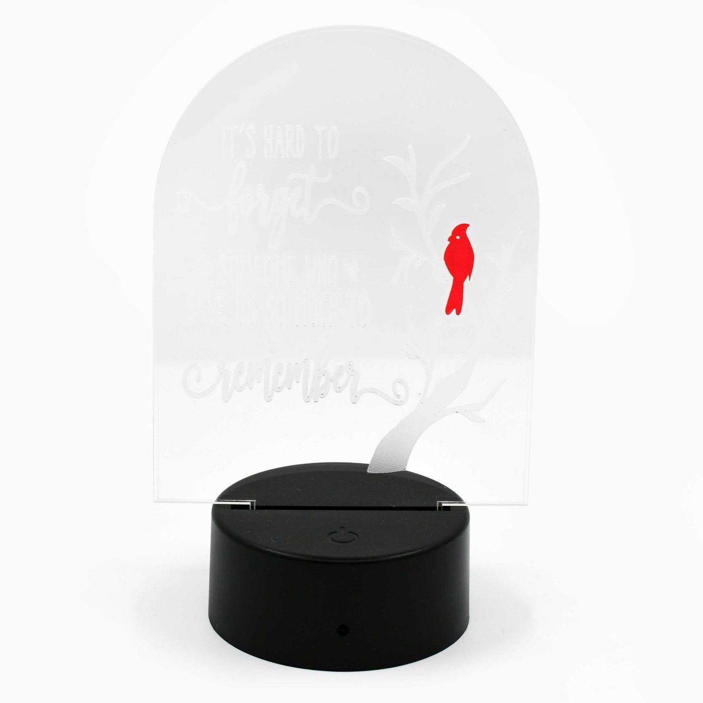 Customizable LED Lighted Memorial Plaque | Create Your Own | Glowing Creation