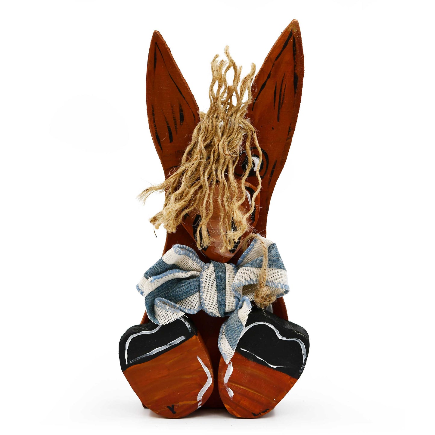 Cameron the Donkey Rustic Wooden Decoration | 9" x 4.5" | The Painted Attic