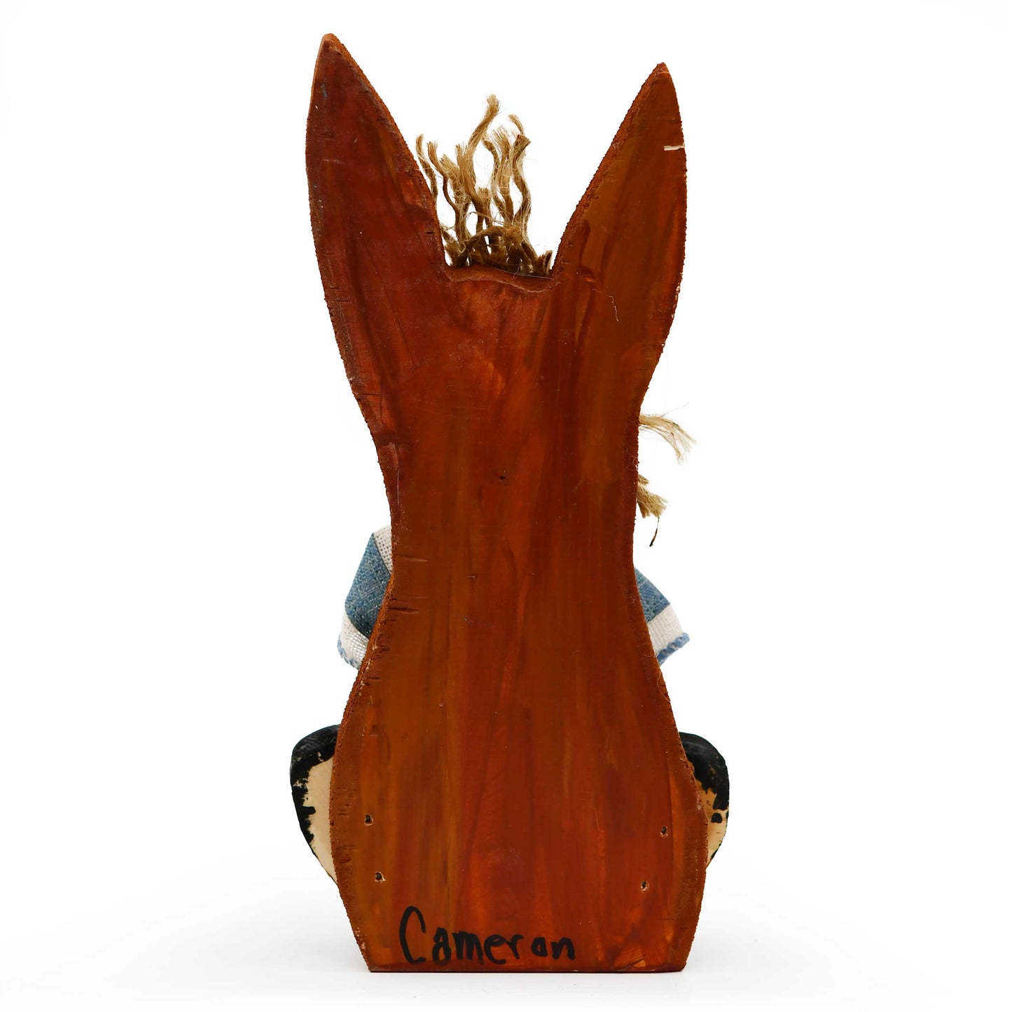 Cameron the Donkey Rustic Wooden Decoration | 9" x 4.5" | The Painted Attic