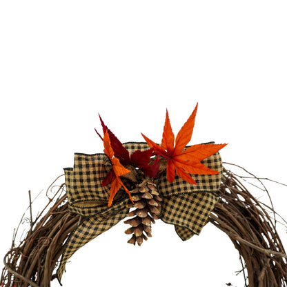 Fall Wreath | 18" x 18" | KJ Made