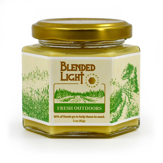 Fresh Outdoor Scented Candle | Multiple Sizes | Blended Light 3 oz.